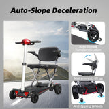 Mobility Scooter Foldable Red