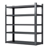 Heavy Duty 5 Tier Metal Storage Rack 47.2"W x 18"D x 78"H