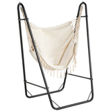 Outsunny U-Shape Stand Hammock Chair Swing Lounge