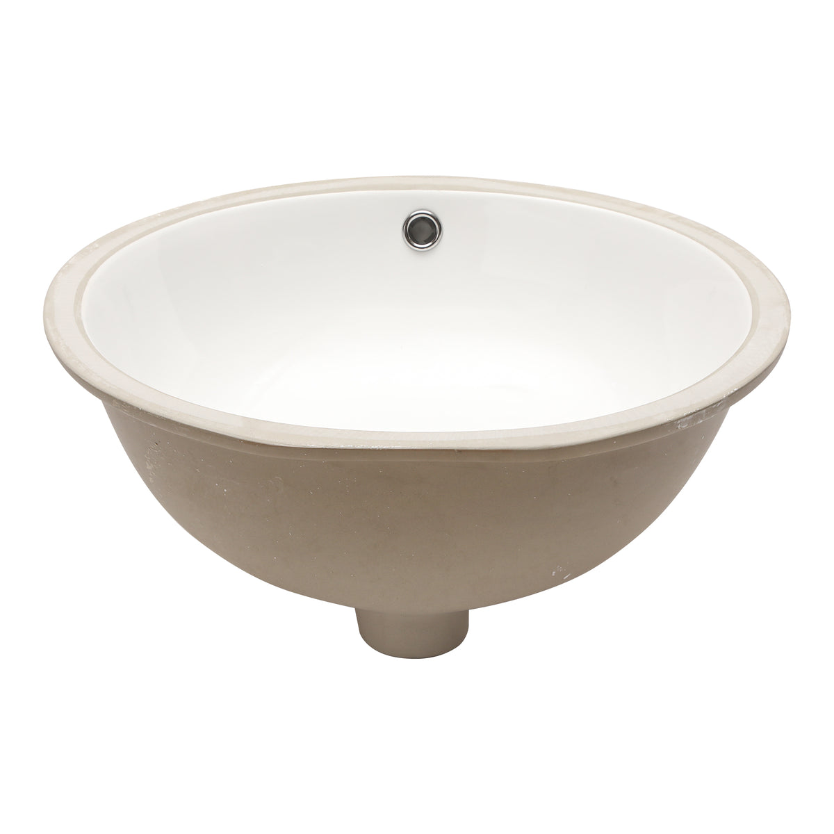 Elegant White Ceramic Oval Undermount Bathroom Sink with Overflow, 19x16 Inches