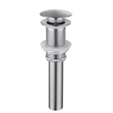 Stainless Steel Pop Up Drain Stopper Vessel Sink Lavatory