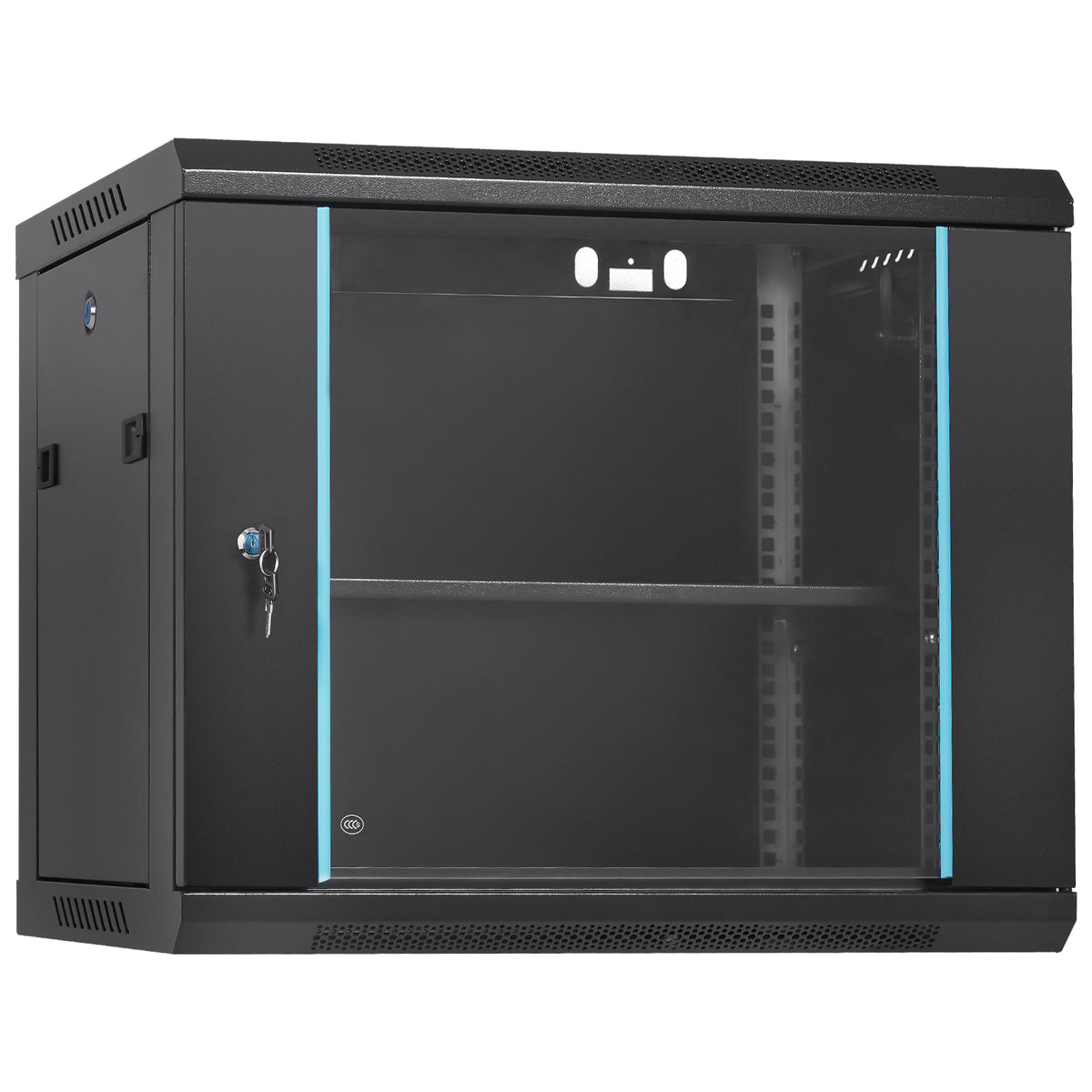 9U Wall Mount Network Server Cabinet, 15.5'' Deep