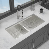 39-inch Built-in Kitchen Sink with Mixing Bowl Worktop