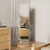 360° Rotating 69"x20" Multifunctional Full Length Mirror