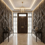 3D Faux Stone Wall Panels, 6 PCS PU Wainscoting Panel for Interior Wall Decor