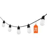 Plastic Table Lamp Black