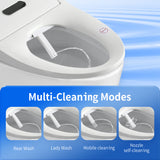 Smart Bidet Toilet Seat with Side Knob Adjustable Heated Seat