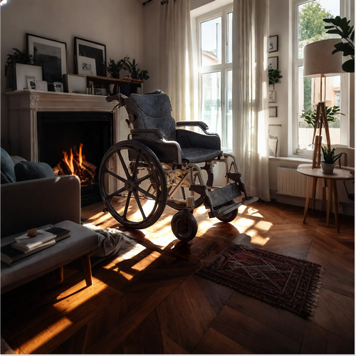 Wheelchair Manual Transport Folding Aluminum 20 In Seat 24 In Wheels Memory Foam