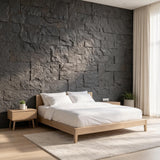 8-Pack 3D Faux Stone Wall Panels, Lightweight Polyurethane