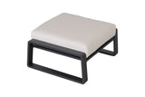 Aluminum Ottoman Beige/Brown