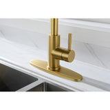Single Handle Pull Down Spring Kitchen Faucet
