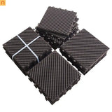 Outdoor Deck Tiles Composite Dark Brown 12x12in 44 Piece