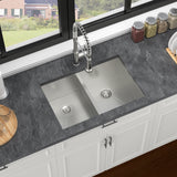 Double Bowl(50/50) Undermount Sink- 30"x19"x10" Double Bowl Kitchen Sink