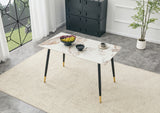 Stone Dining Table Light Beige