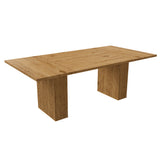 Engineered Wood Dining Table Oak 44"