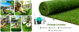 Realistic Deluxe Artificial Grass Synthetic Thick Lawn Turf Carpet (3 FT x5 FT