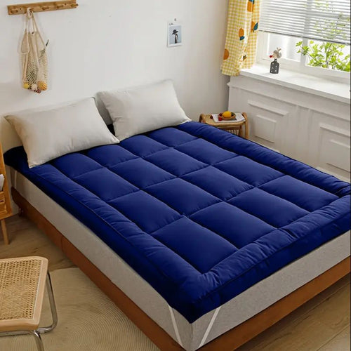 Navy Full Size Mattress Topper Pad