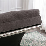 Linen Recliner Dark Gray