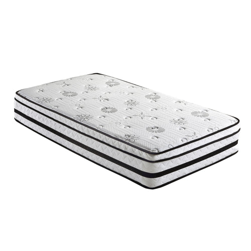12-inch Twin Hybrid Mattress with Quilted Cover Plush Foam