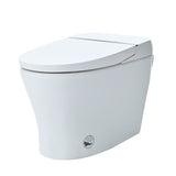 Smart Heated Seat Toilet 1/1.28 GPF Dual Flush Foot Sensor