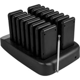 F101 Restaurant Pager System 16 Pagers, Max 98 Beepers Wireless Calling System