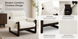 Chenille Accent Chair Beige