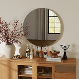 80cm bathroom mirror, round mirror, wall mount