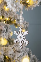 9.8x4.7' Snowflake Ornament, Hanging Home Decor Accents for Christmas Tree, Holi