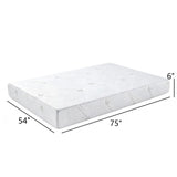Full Memory Foam Mattress Extra Firm 3-Layer Cooling Aloe