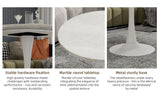 Metal Dining Table White