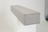 60" Rustic Wood Fireplace Mantel,Wall-Mounted & Floating Shelf for Home Decor