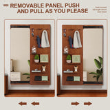 47.6 x 15.7 inch multi-functional design panel wall-mounted full-length mirror
