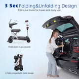 Mobility Scooter Foldable Red