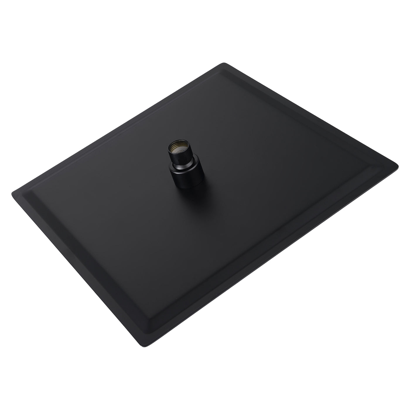 8" Square Matte Black Rain Shower Head Ceiling Wall Mount