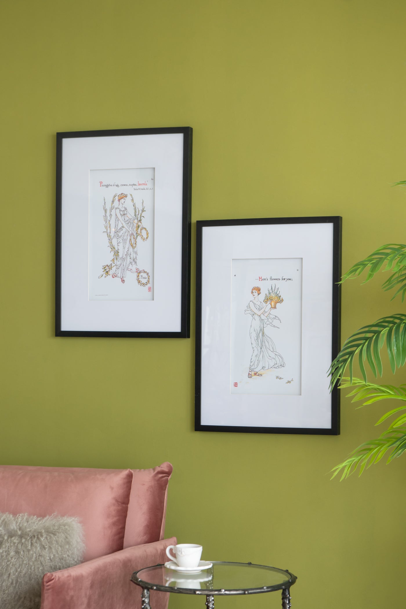 Set of 2 Wall Art Prints 20x28 Inch