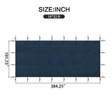 Swimming Pool Safety Cover, Fits 14x30ft Rectangular underground