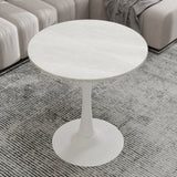 Metal Dining Table White