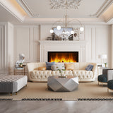 Stainless Steel Coffee Table Silver