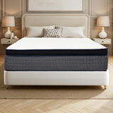 Twin Size 10 Inch Firm Hybrid Mattress with Gel Memory Foam