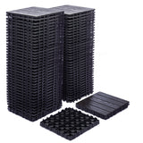 Interlocking Deck Tiles 68-Pack 61.6 Sq Ft Plastic Outdoor