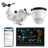 7-in-1 Wi-Fi Weather Station 7.5" VA Display Solar Powered