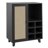 34 Inch Wine Bar Sideboard Cabinet with Wine Racks