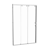 48"W× 76"H Triple Bypass Sliding Shower Door With 5/16 In. (8mm) Clear Glass