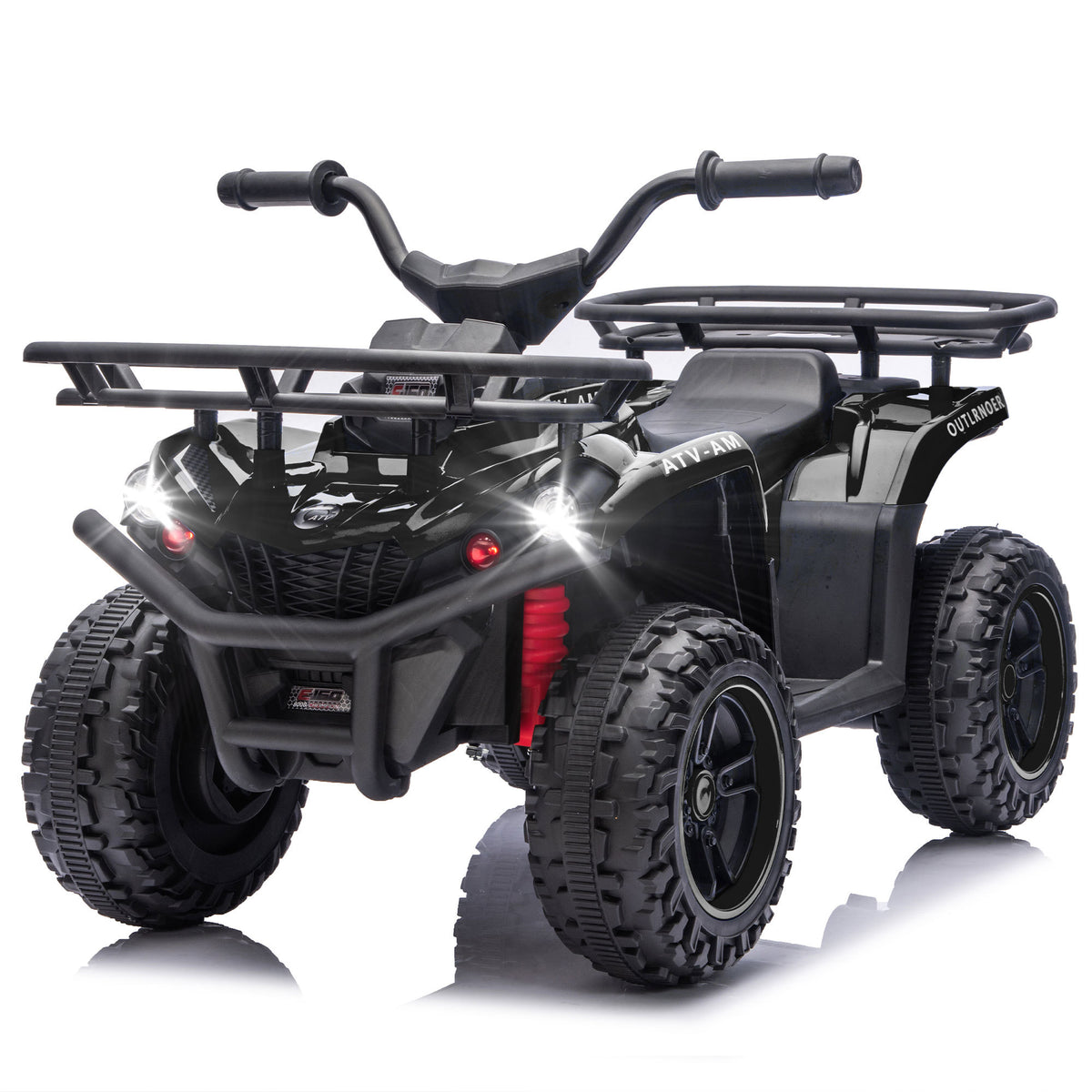 24V 80W*2 Electronic Kids Ride On ATV W/Off-Road Vehicle,Anti-Slip Tires,Crash B