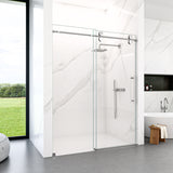 44"-48"W*76" H Frameless Single Sliding Shower Door