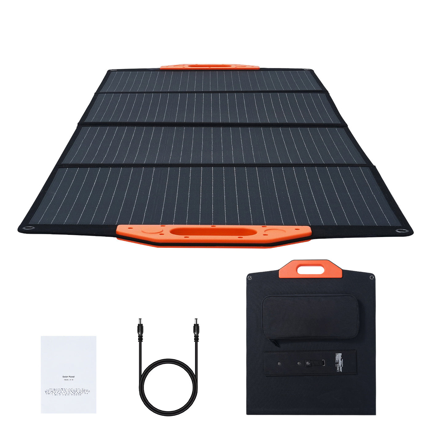 Portable 120W Foldable Monocrystalline Solar Panel ETFE Type C DC 18V IP67