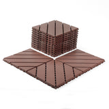 Plastic interlocking decking tiles, 44 packs of terrace decking tiles