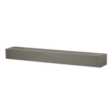 72" Fir Wood Floating Shelf Mantel Grey Modern Decor