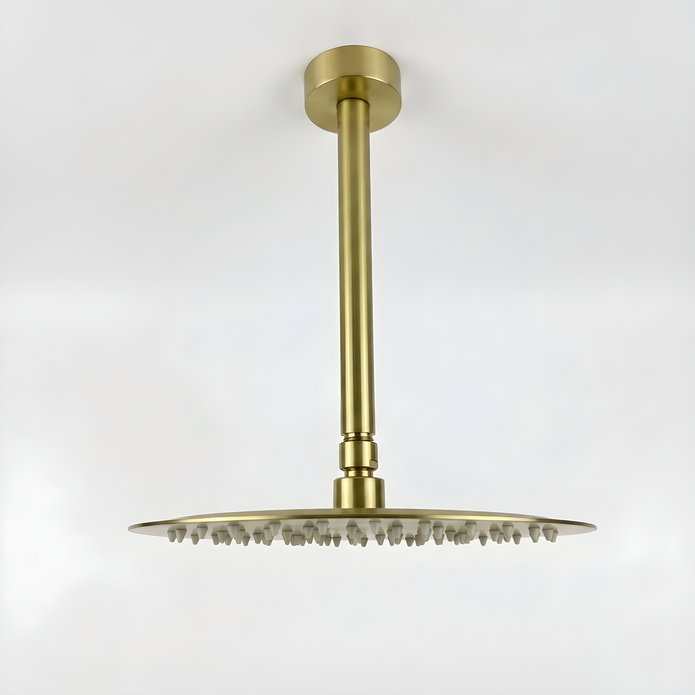 12" Brushed Gold Rain Shower Head 304 Stainless Steel