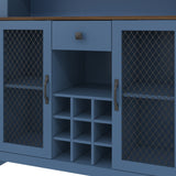 70.9" Kitchen Pantry Storage Cabinet Rustic Buffet Cabinet
